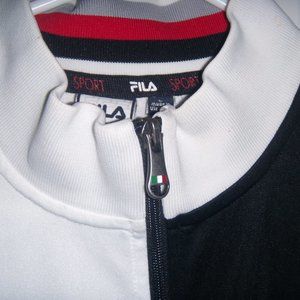 MENS NEW FILA FULL-ZIP TRI-COLOR JACKET-NWOT